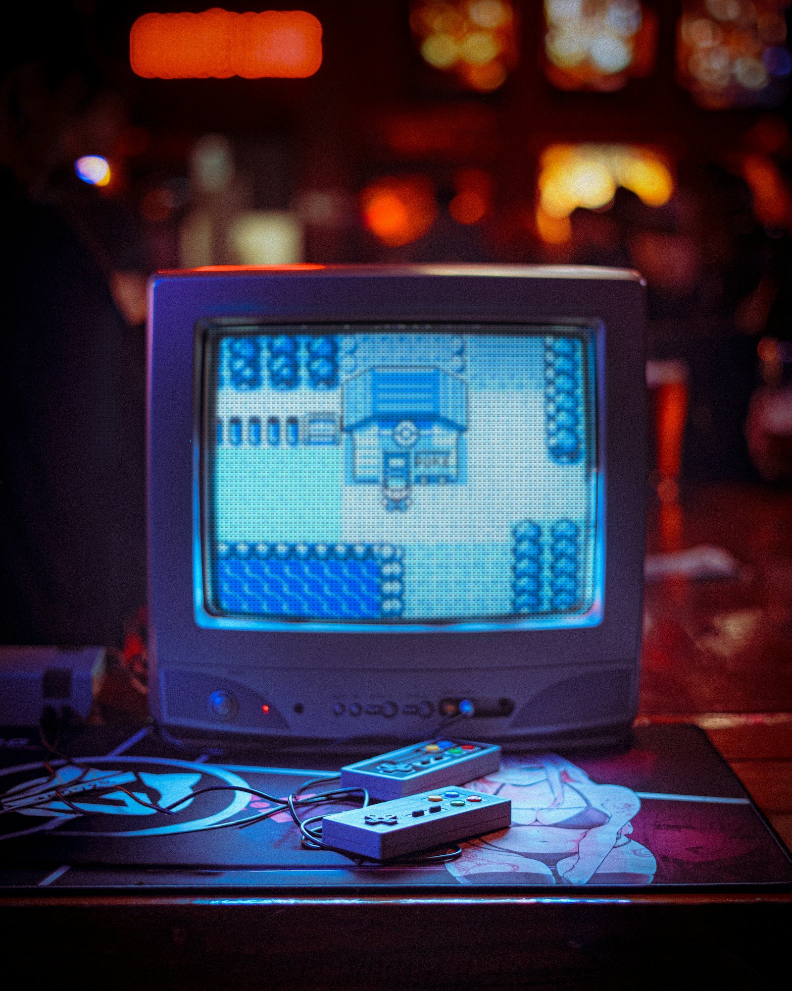 Retro gaming setup showing how far video game news has come